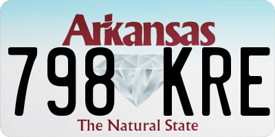 AR license plate 798KRE