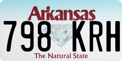 AR license plate 798KRH