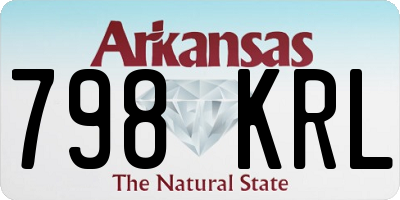 AR license plate 798KRL