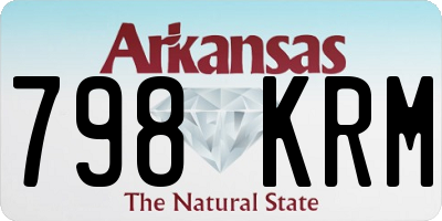 AR license plate 798KRM