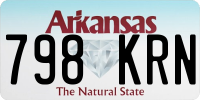 AR license plate 798KRN