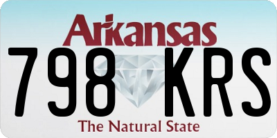 AR license plate 798KRS