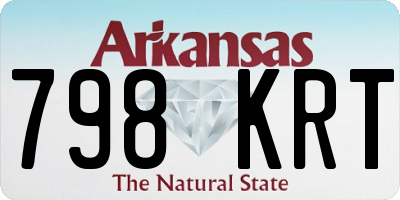 AR license plate 798KRT