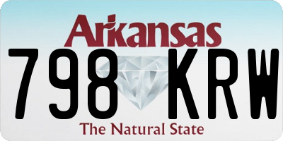 AR license plate 798KRW