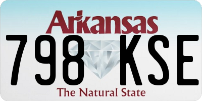 AR license plate 798KSE