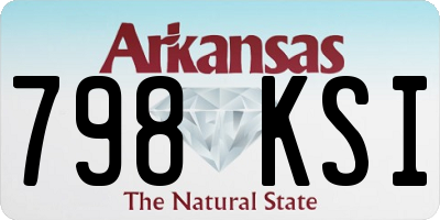AR license plate 798KSI