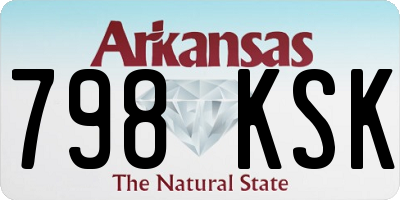AR license plate 798KSK