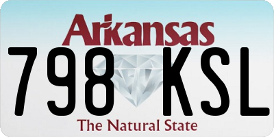 AR license plate 798KSL
