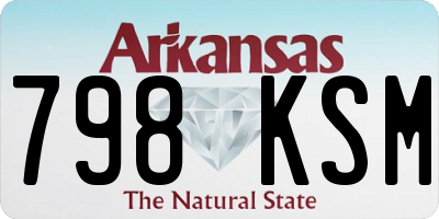 AR license plate 798KSM