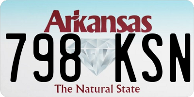 AR license plate 798KSN