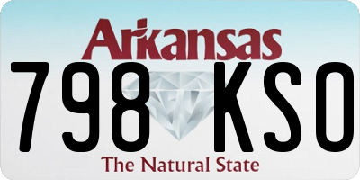 AR license plate 798KSO