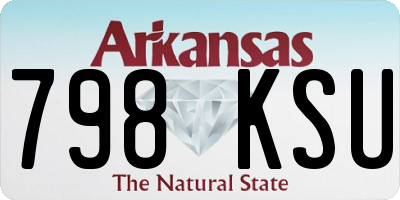 AR license plate 798KSU