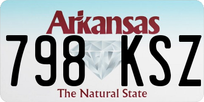 AR license plate 798KSZ