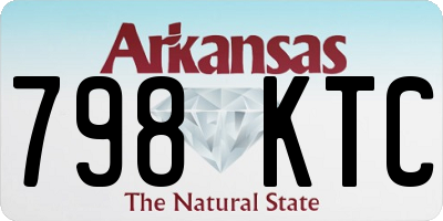 AR license plate 798KTC