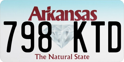 AR license plate 798KTD