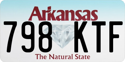 AR license plate 798KTF