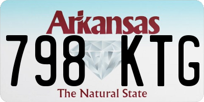 AR license plate 798KTG