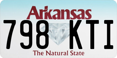 AR license plate 798KTI