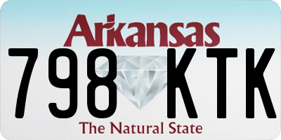 AR license plate 798KTK