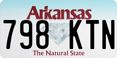 AR license plate 798KTN