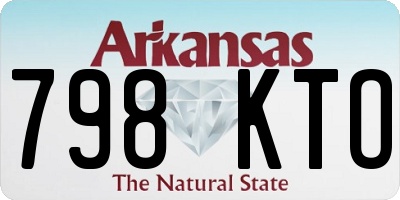 AR license plate 798KTO