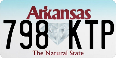 AR license plate 798KTP