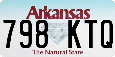 AR license plate 798KTQ