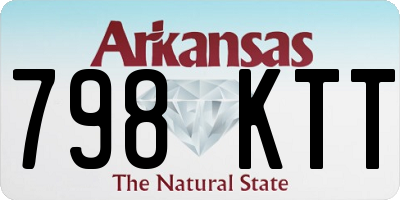 AR license plate 798KTT