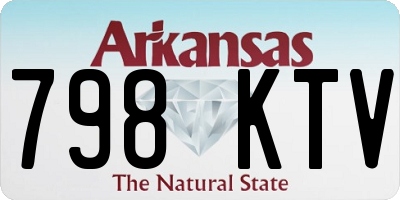 AR license plate 798KTV