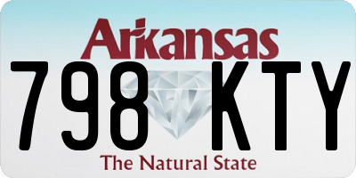 AR license plate 798KTY