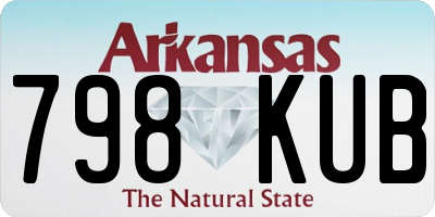 AR license plate 798KUB