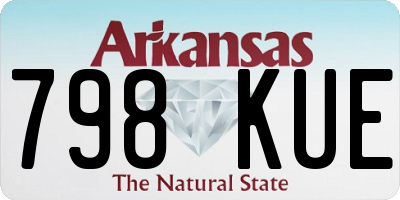 AR license plate 798KUE