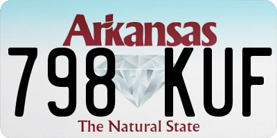 AR license plate 798KUF
