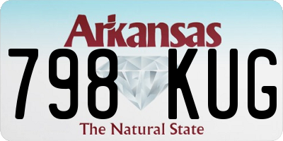 AR license plate 798KUG