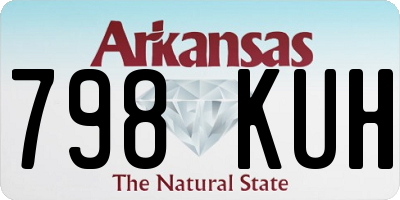 AR license plate 798KUH