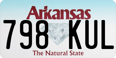 AR license plate 798KUL