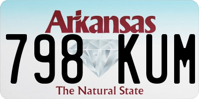 AR license plate 798KUM