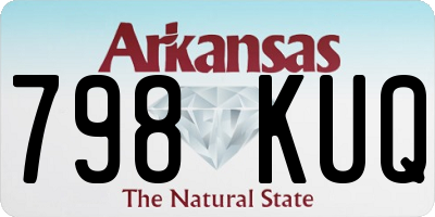AR license plate 798KUQ