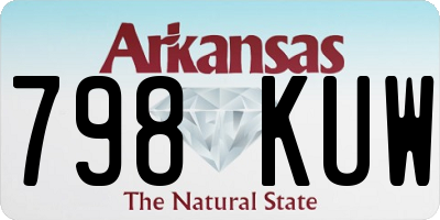 AR license plate 798KUW