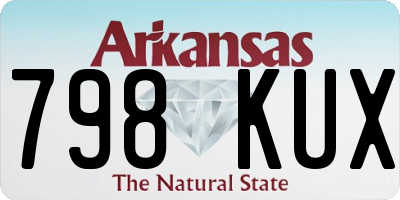 AR license plate 798KUX