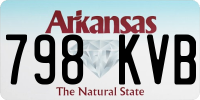 AR license plate 798KVB