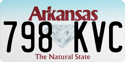 AR license plate 798KVC