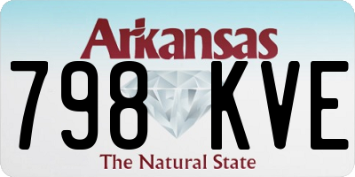 AR license plate 798KVE