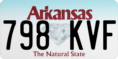 AR license plate 798KVF