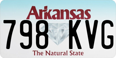 AR license plate 798KVG