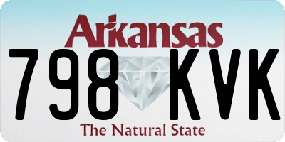 AR license plate 798KVK