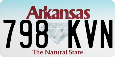 AR license plate 798KVN