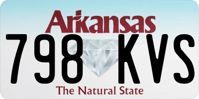 AR license plate 798KVS