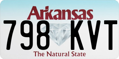AR license plate 798KVT