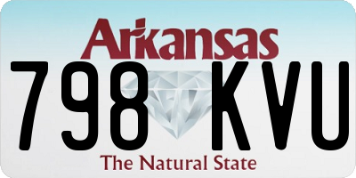 AR license plate 798KVU